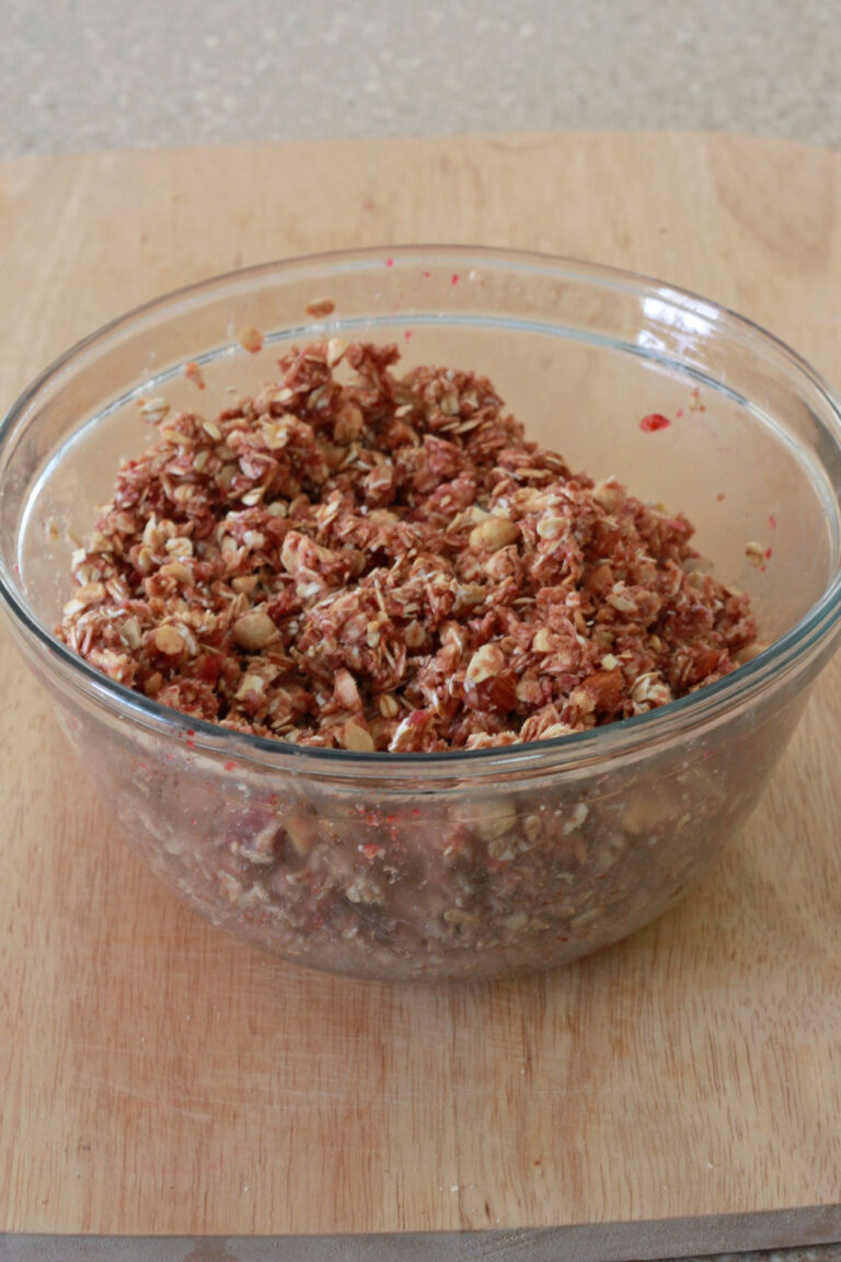 Peanut Butter and Jelly Granola Recipe Runner