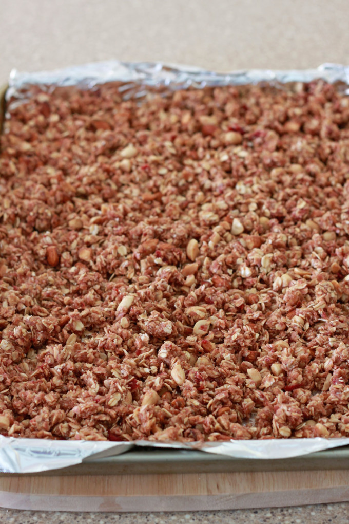 Peanut Butter and Jelly Granola Recipe Runner