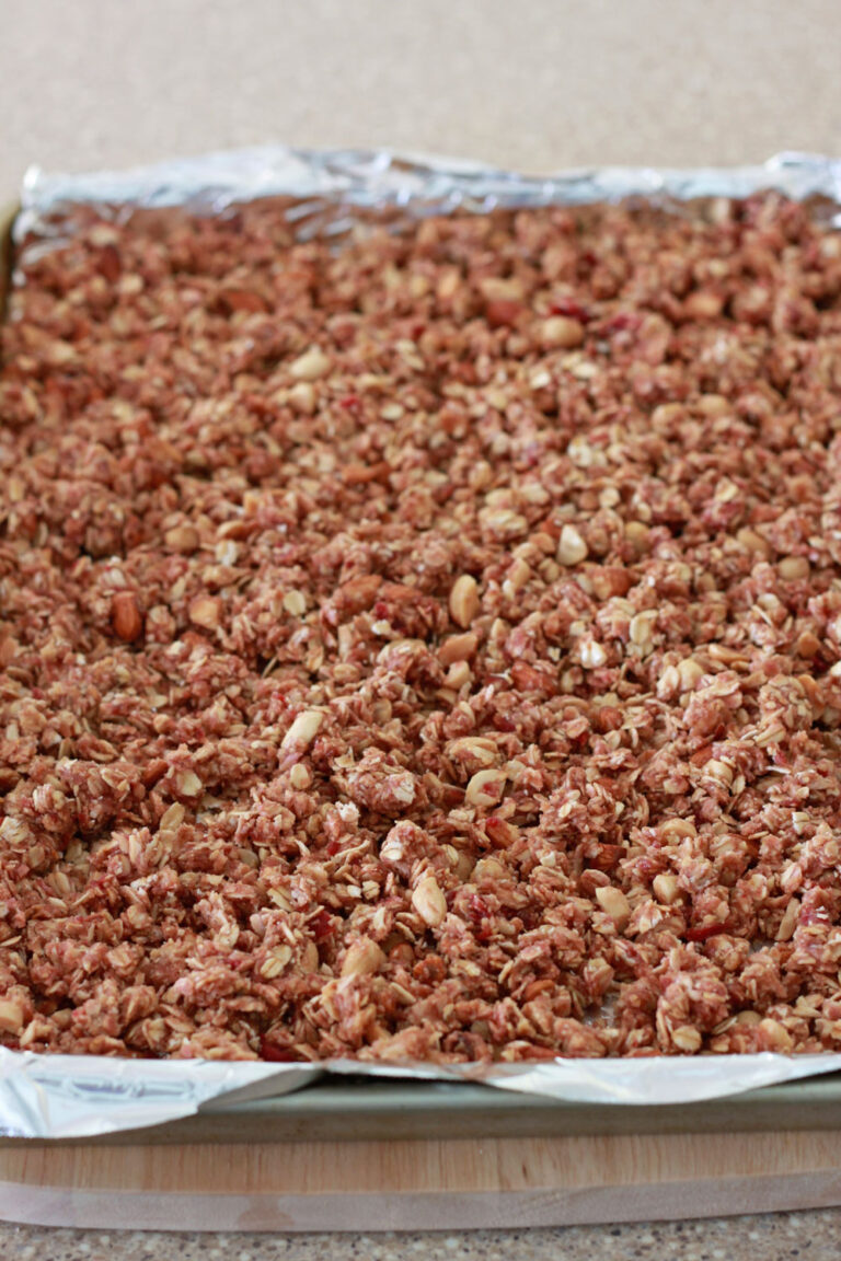 Peanut Butter and Jelly Granola Recipe Runner