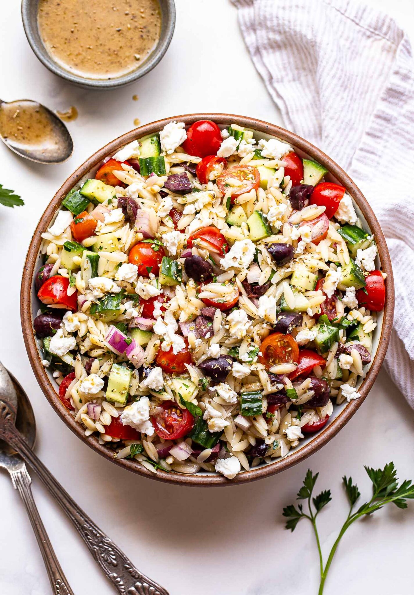 Greek Orzo Salad Recipe Runner