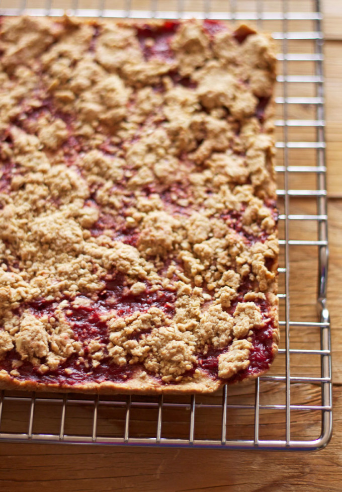 Strawberry Breakfast Bars Recipe Runner