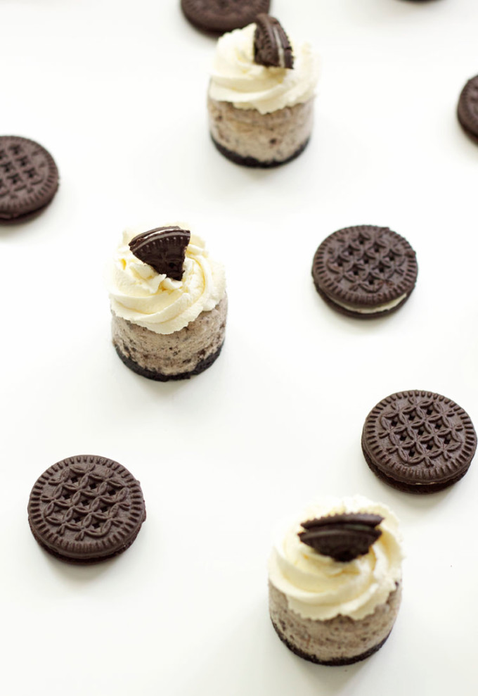 Cookies 'n Cream Mini Cheesecakes Recipe Runner