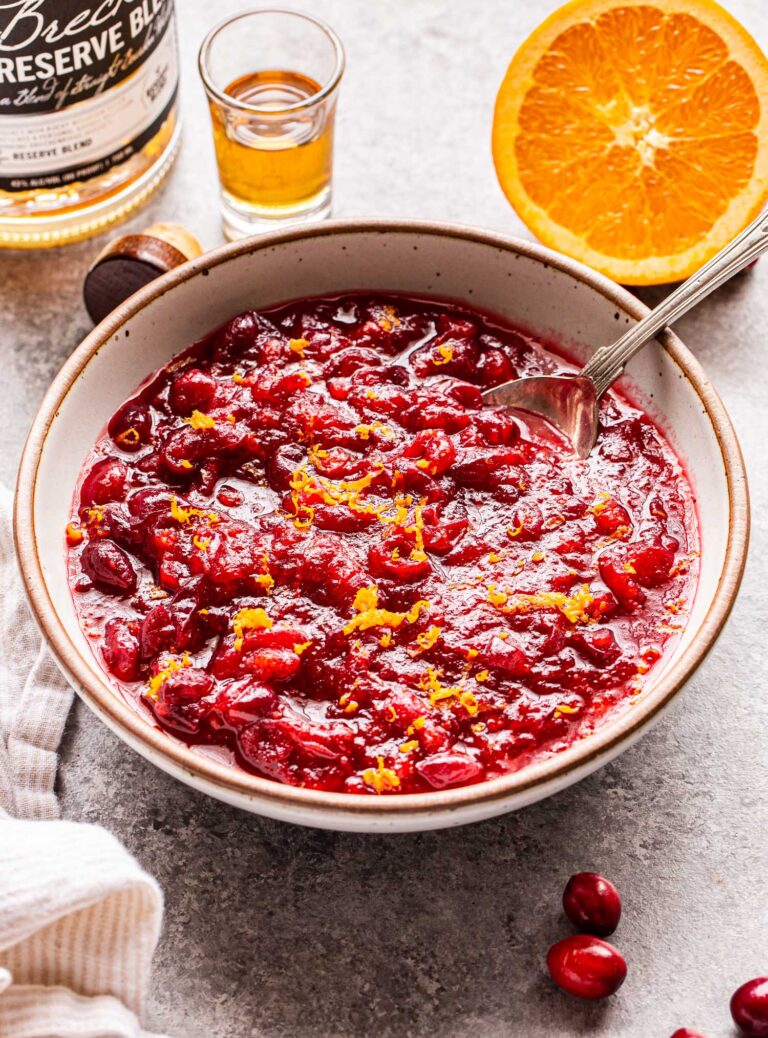 Bourbon Orange Cranberry Sauce Recipe Runner