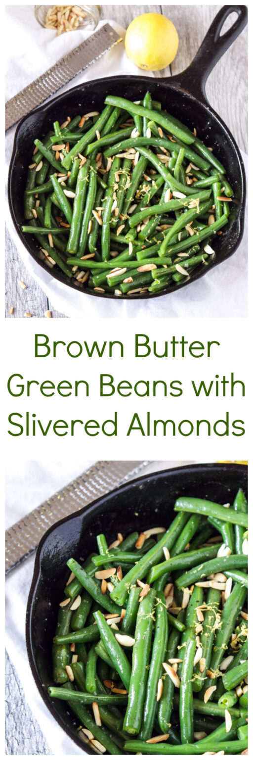 Brown Butter Green Beans with Slivered Almonds Recipe Runner