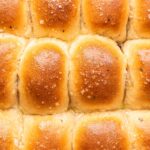 golden brown tops of the Whole Wheat Dinner Rolls