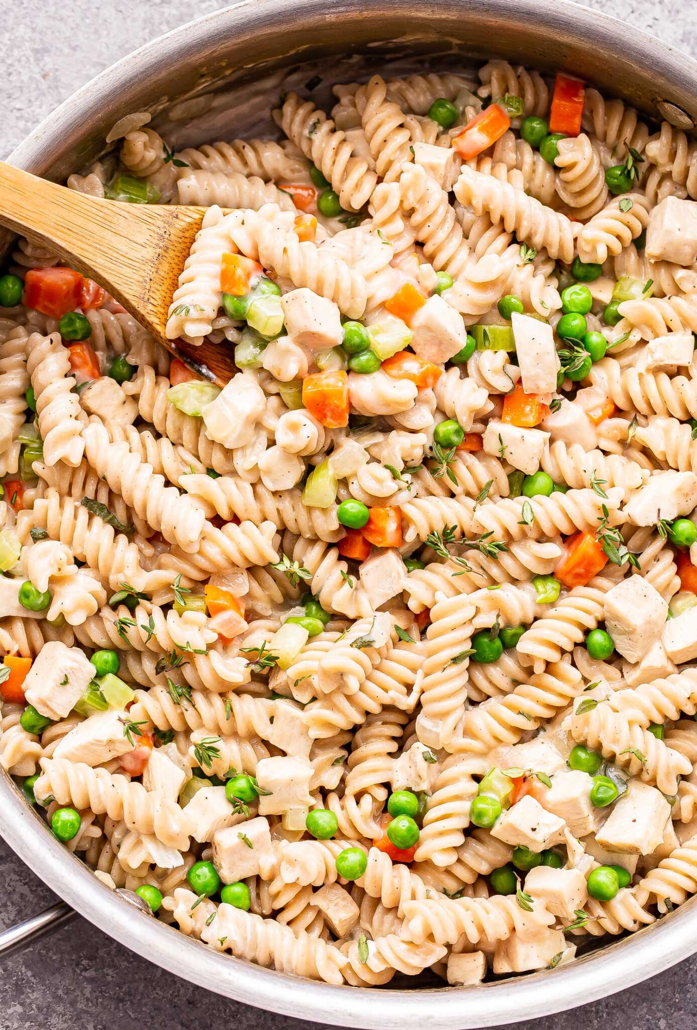 Chicken Pot Pie Pasta Recipe Runner