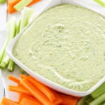 Creamy Kale Greek Yogurt Dip | Finally a dip you can feel good about eating! | www.reciperunner.com