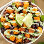 Sweet Potato and Black Bean Quinoa Bowls