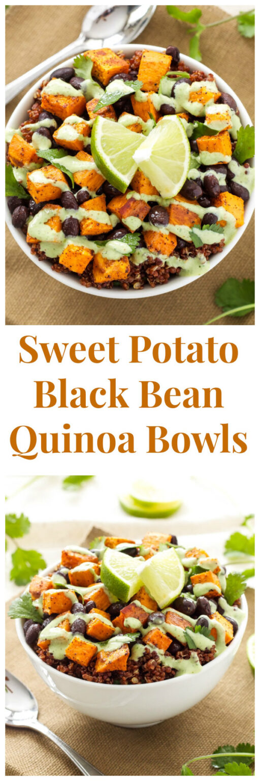 Sweet Potato and Black Bean Quinoa Bowls Recipe Runner