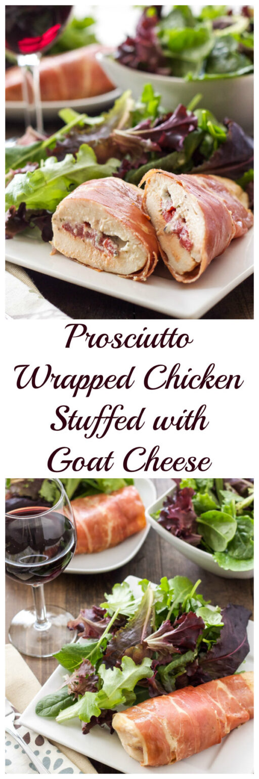 Prosciutto Wrapped Chicken Stuffed with Goat Cheese Recipe Runner