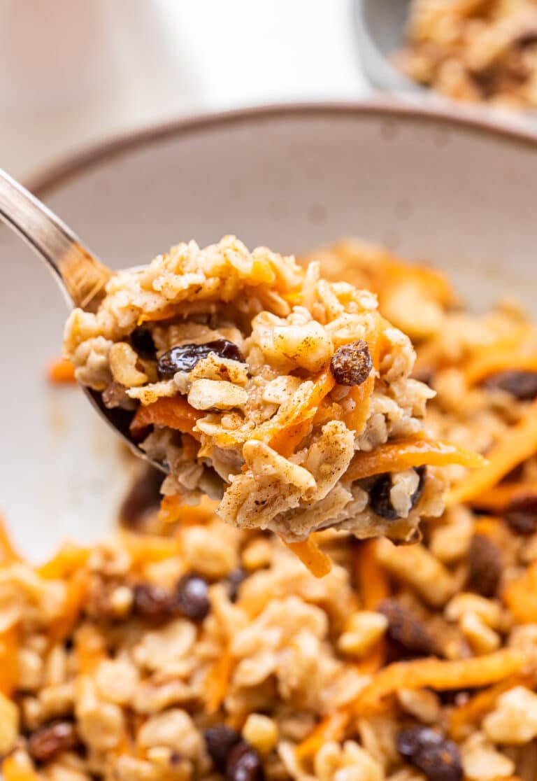 Carrot Cake Oatmeal Recipe Runner
