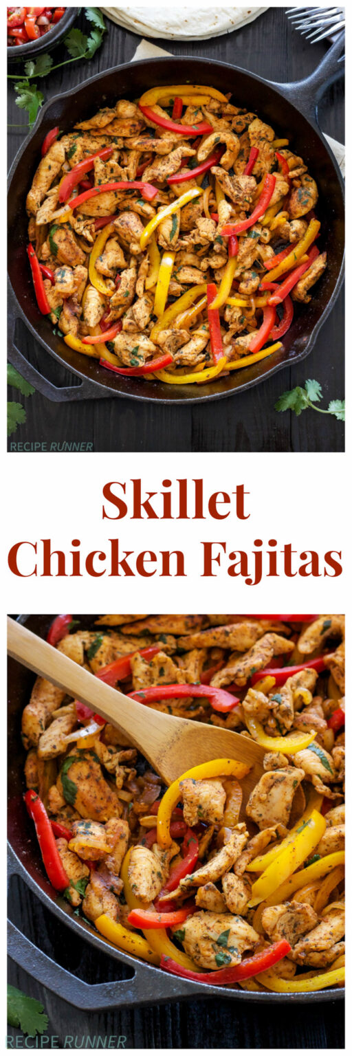 Skillet Chicken Fajitas Recipe Runner
