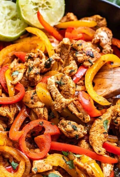 Skillet Chicken Fajitas