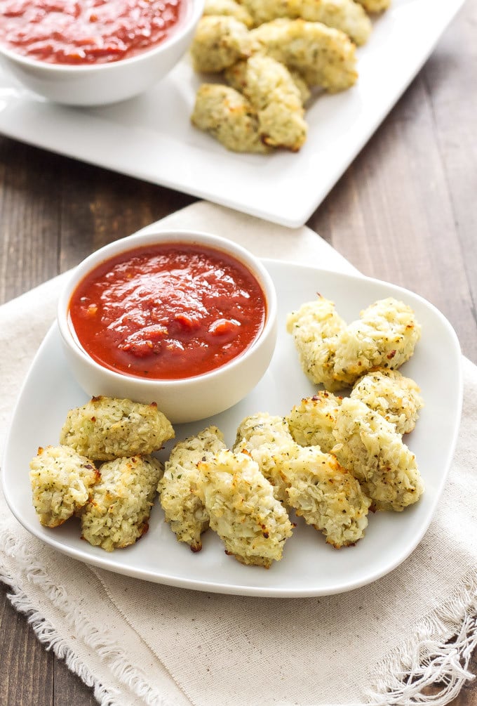 Baked Parmesan Cauliflower Bites Recipe Runner