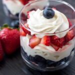 Berry Vanilla Cheesecake Parfaits | My favorite lightened up, no-bake cheesecake dessert to make in the summer!
