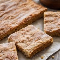 Chai Spiced Snickerdoodle Bars