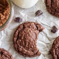 Chewy Chocolate Almond Cookies