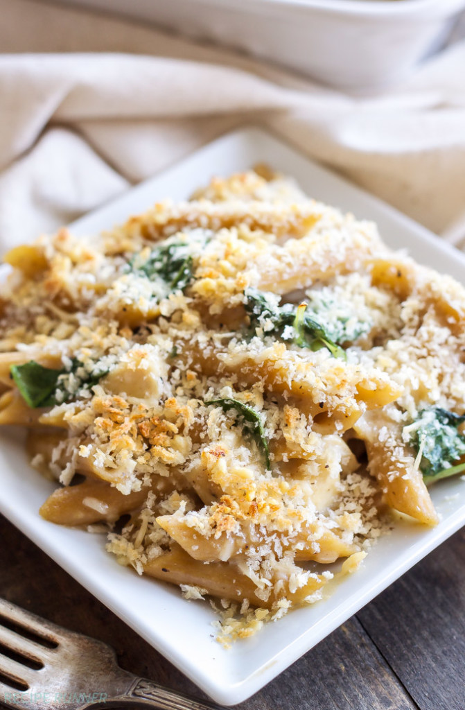 Chicken Caesar Pasta Bake Recipe Runner