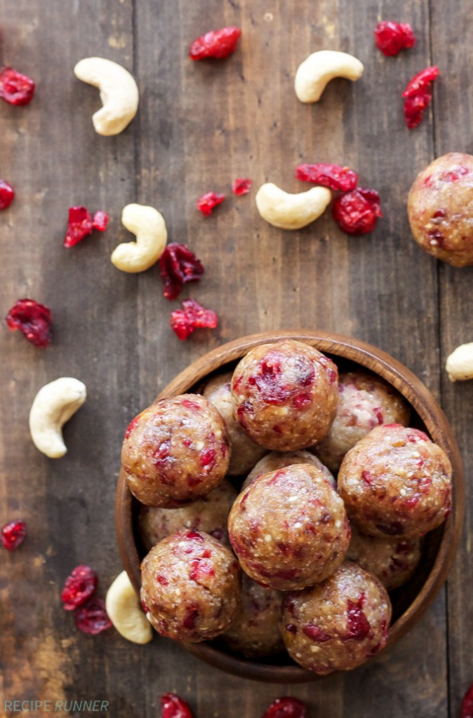Cranberry Vanilla Energy Bites Recipe Runner