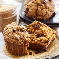 Gingerbread Chocolate Chip Muffins