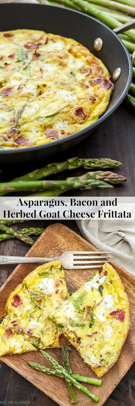 Asparagus, Bacon and Herbed Goat Cheese Frittata Recipe Runner