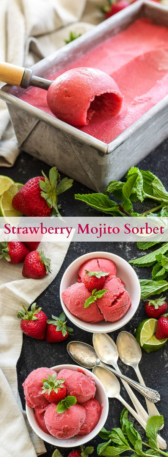 Strawberry Mojito Sorbet Recipe Runner