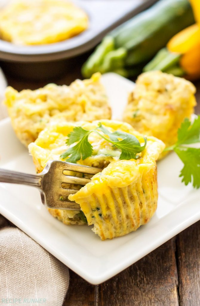 Cheesy Zucchini Quinoa Egg Muffins Recipe Runner