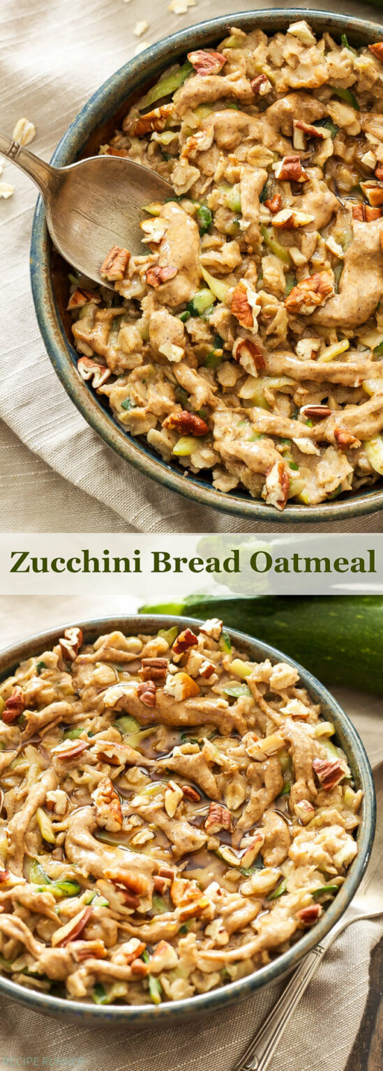 Zucchini Bread Oatmeal Recipe Runner