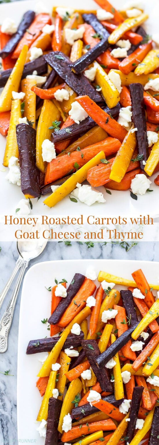 Honey Roasted Carrots with Goat Cheese and Thyme Recipe Runner