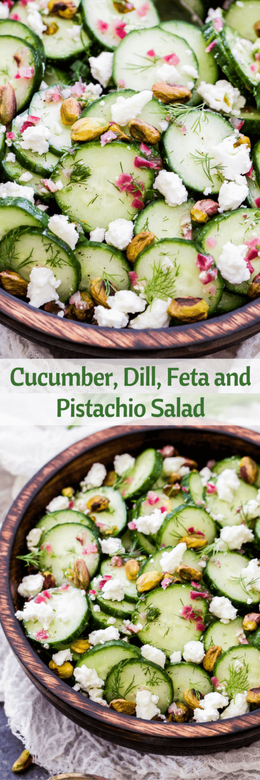 Cucumber, Dill, Feta and Pistachio Salad Recipe Runner