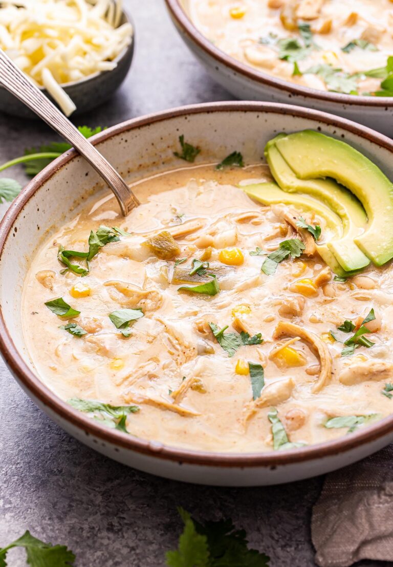 Slow Cooker Creamy Green Chile Chicken Enchilada Soup Recipe Runner