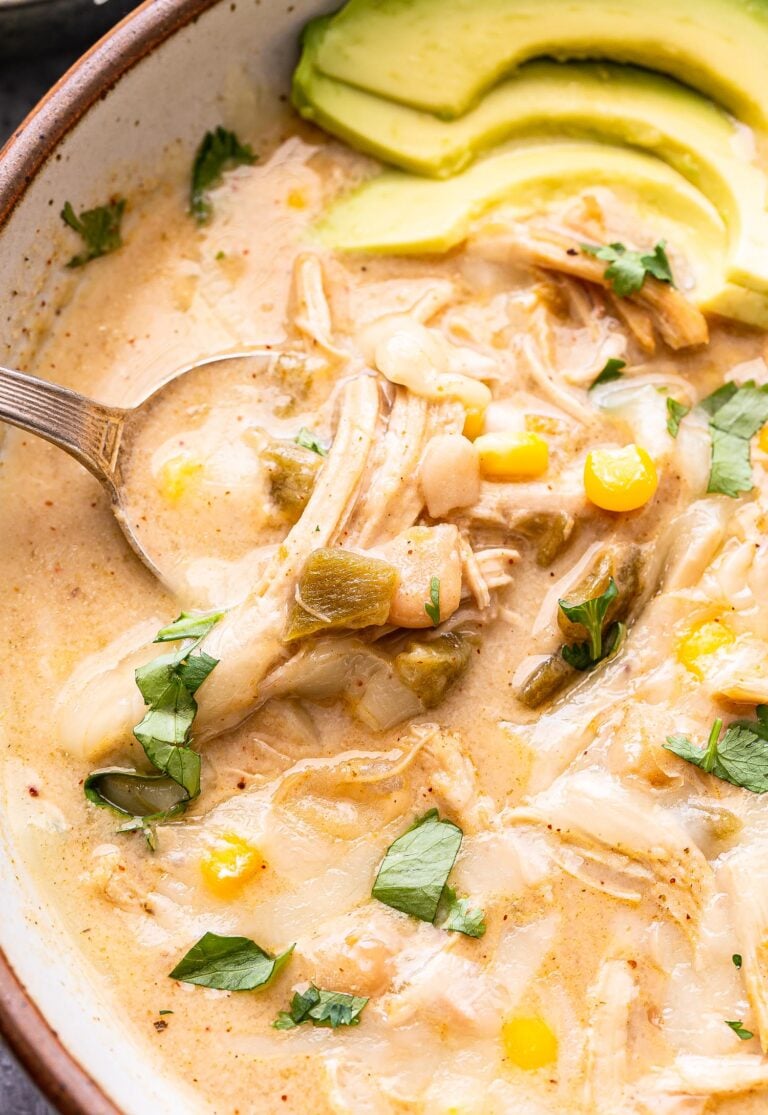 Slow Cooker Creamy Green Chile Chicken Enchilada Soup Recipe Runner