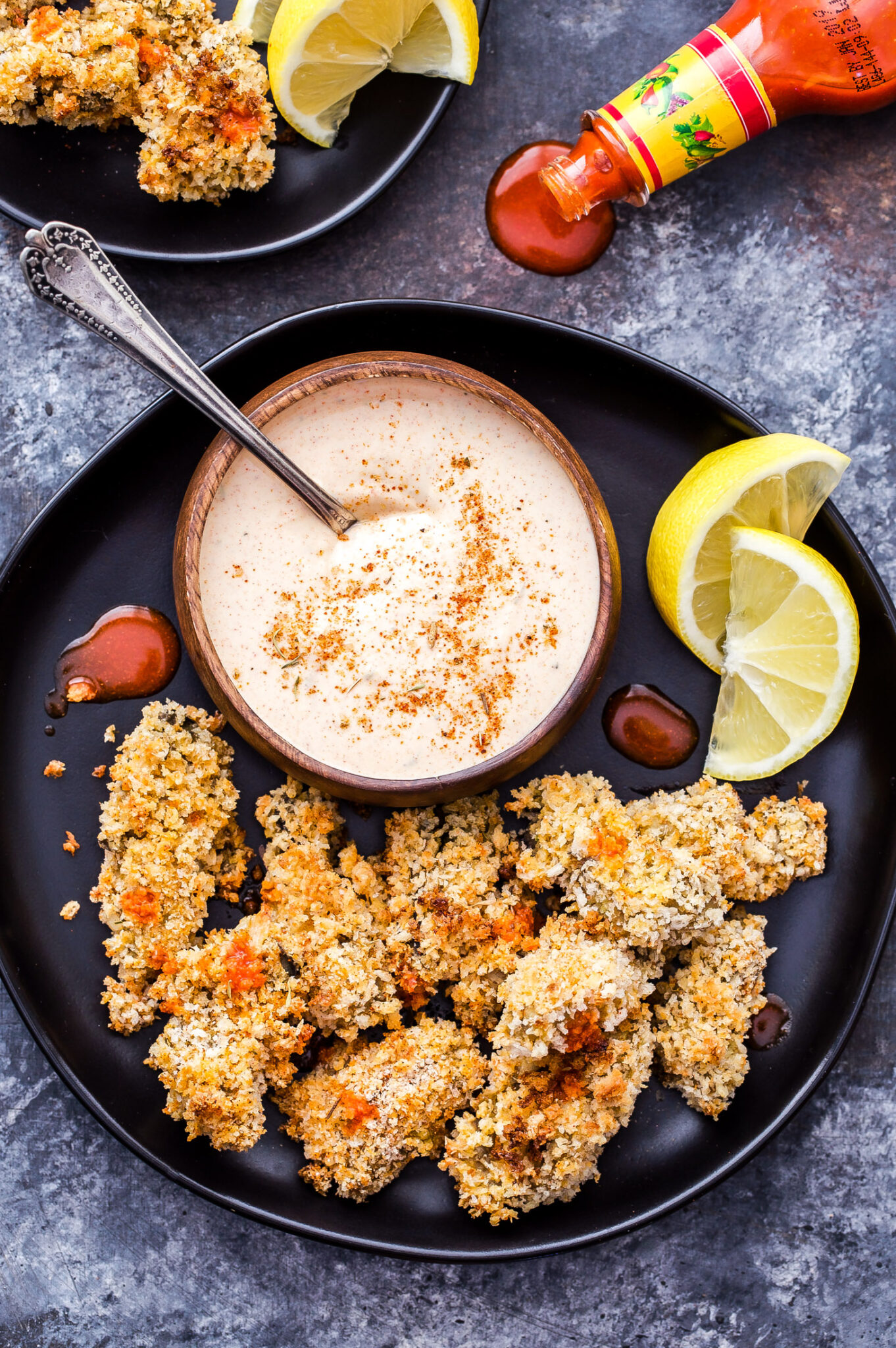Crispy Cajun Baked Oysters with Sweet and Spicy Dipping Sauce Recipe