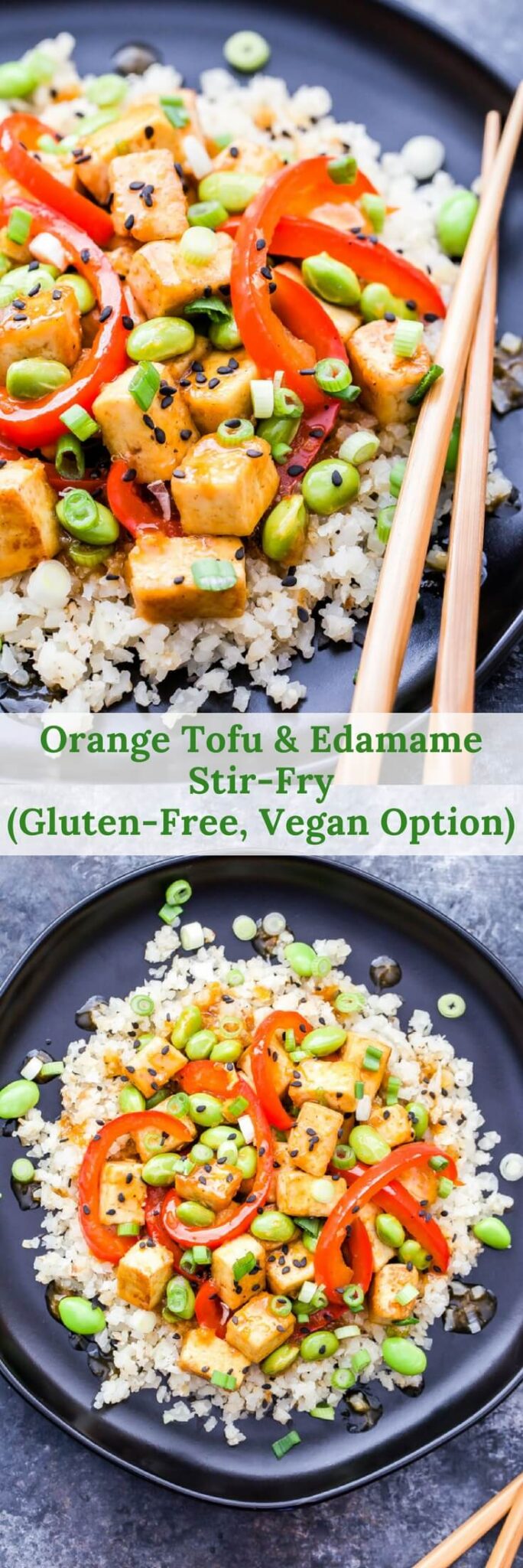 Orange Tofu and Edamame StirFry Recipe Runner