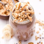 Chocolate Peanut Butter Espresso Smoothie Parfait