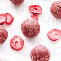 Strawberry Almond Energy Bites