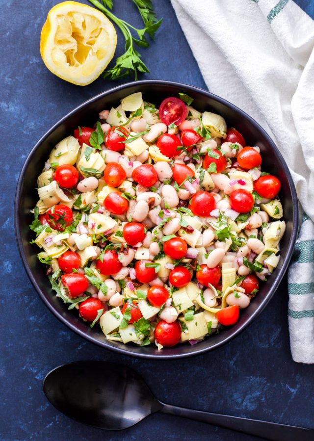 White Bean, Artichoke and Tomato Salad Recipe Runner