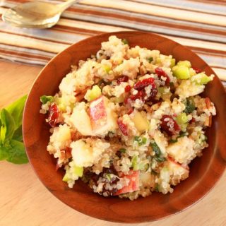 cranberry apple quinoa salad