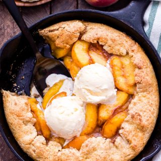 Skillet Peach Cobbler
