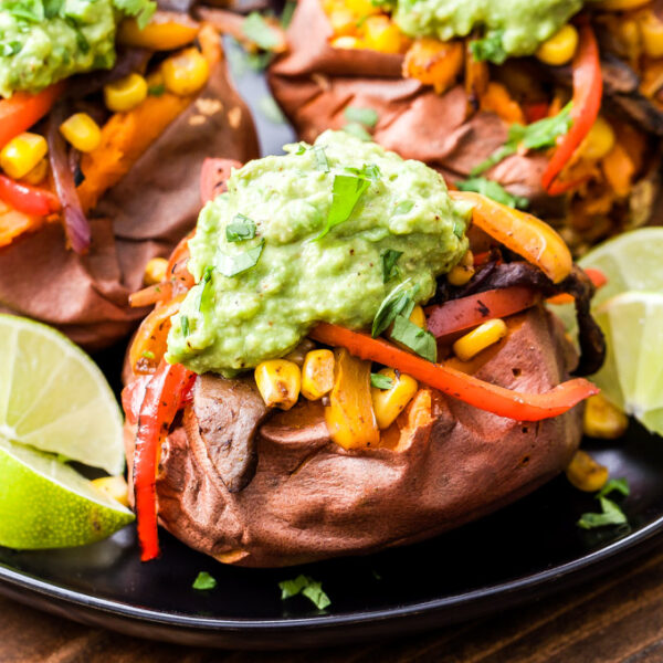 Veggie Fajita Stuffed Sweet Potatoes Recipe Runner
