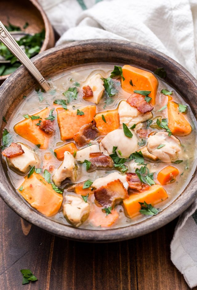Chicken and Sweet Potato Stew Recipe Runner