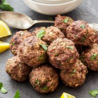 Greek Meatballs with Tzatziki Sauce