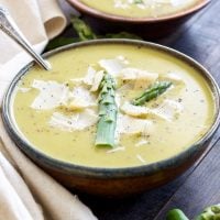 Light Creamy Asparagus Soup