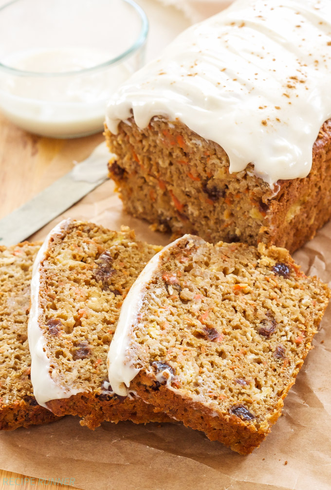 Oatmeal Carrot Cake Bread Recipe Runner