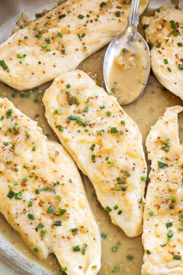Sautéed Chicken Cutlets with Honey Mustard Pan Sauce Recipe Runner