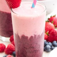 Triple Berry Layered Smoothie