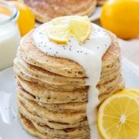 Meyer Lemon Poppy Seed Pancakes