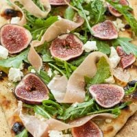 Fig, Prosciutto and Goat Cheese Grilled Pizza