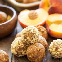 Peach Pie Energy Bites