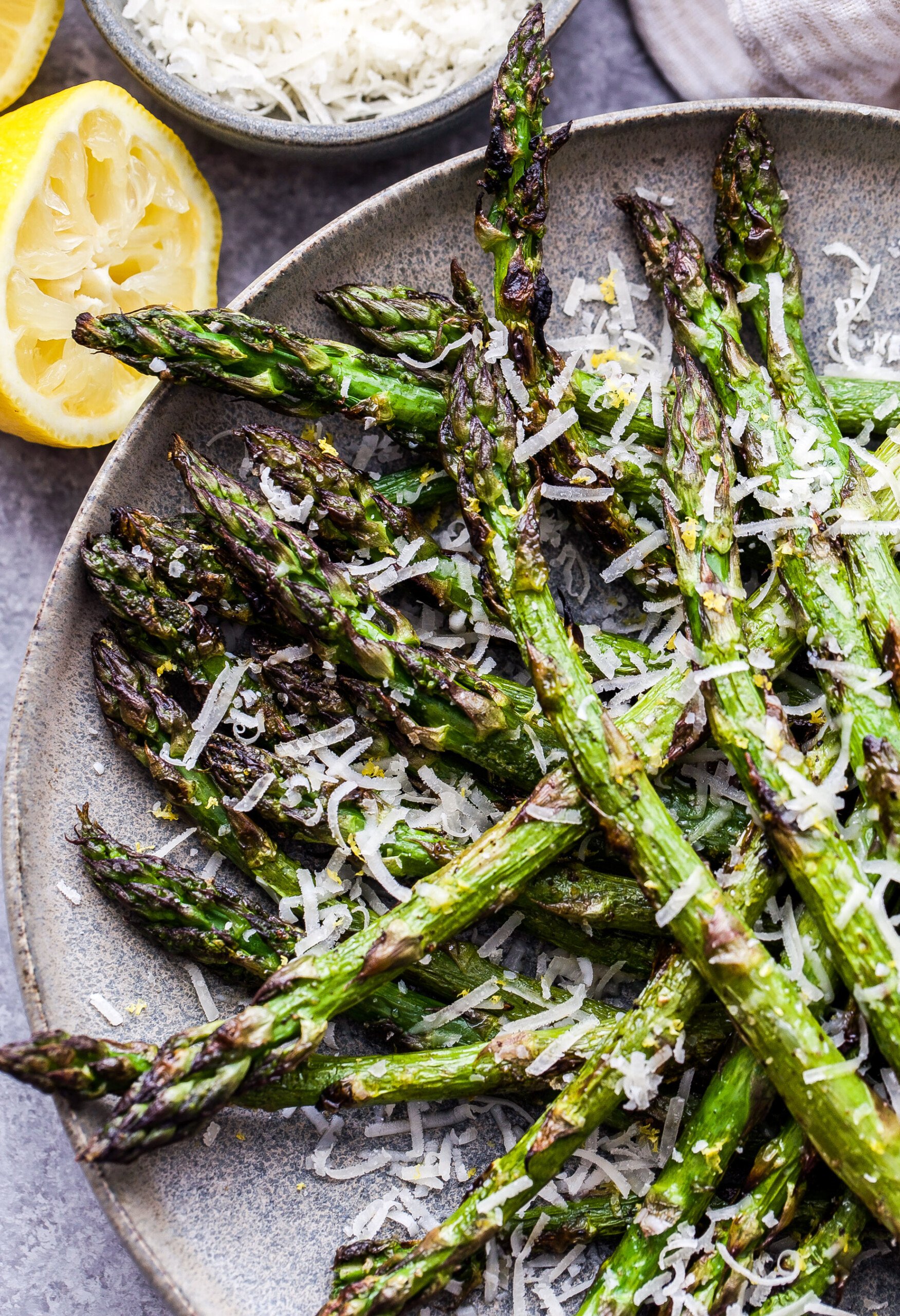 Lemon Parmesan Grilled Asparagus-image